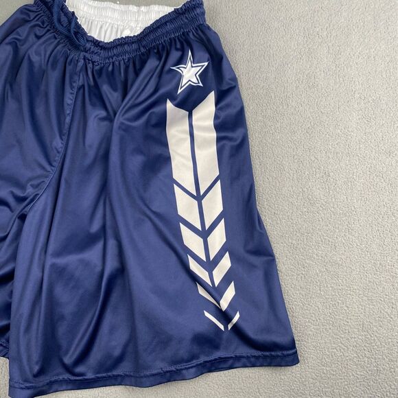 AP Men's Shorts size XL Blue Basketball Athletic Reversible,Stretch,Sports - Picture 11 of 15